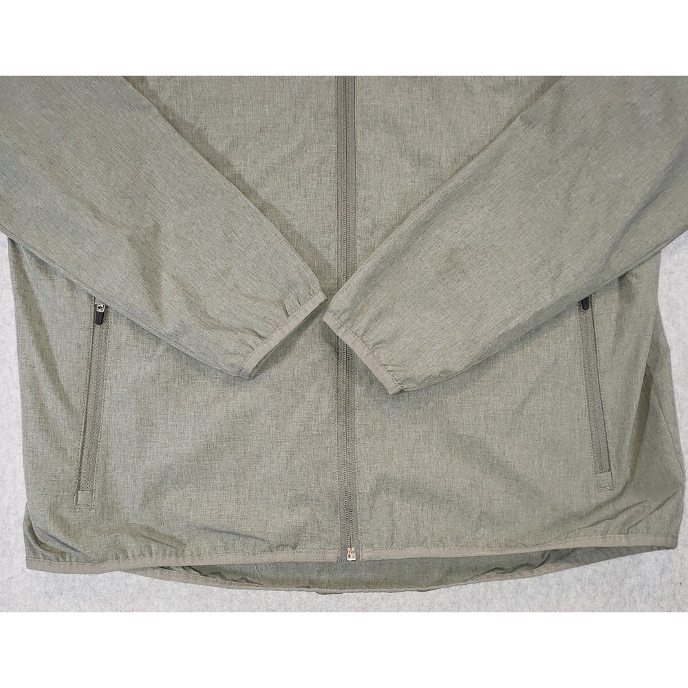 Vuori Outdoor Trainer Shell Jacket Mens Green Size L Hooded Lightweight V512 - Picture 2 of 10